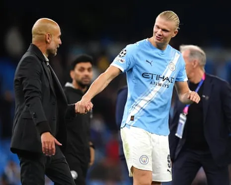 Haaland Joins Elite Champions League 50-Goal Group, Praised by Guardiola as CR7 and Messi's Equal
