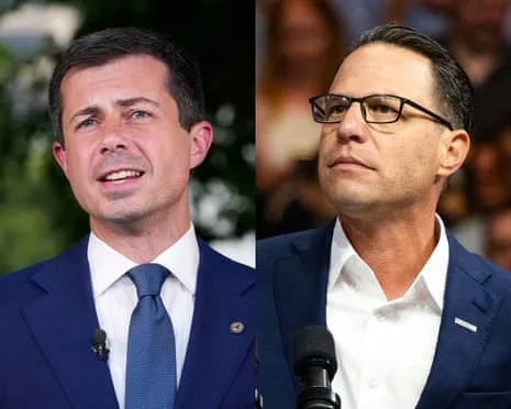 Governor Josh Shapiro along with Pete Buttigieg Respond to Claims from the Vice President’s New Book