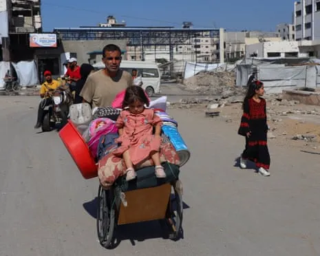 Fleeing away from Peril to Death: Gaza Civilians Face Heart-Wrenching Choice