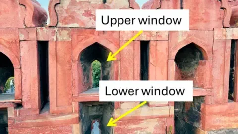 The capital's polluted air is turning the renowned Red Fort dark, investigation reveals