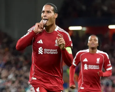 Virgil van Dijk nods late winner in clash with Atlético Madrid