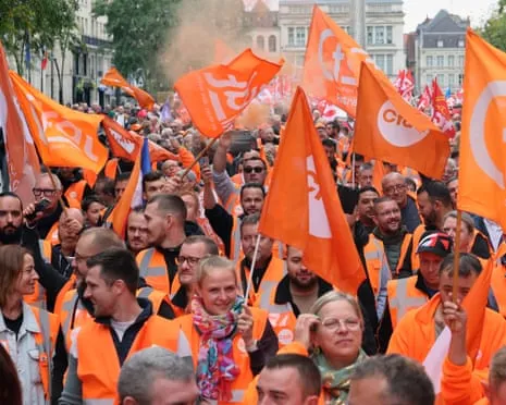 France-Wide Protest Movement Draws Massive Crowds Taking to the Streets In France